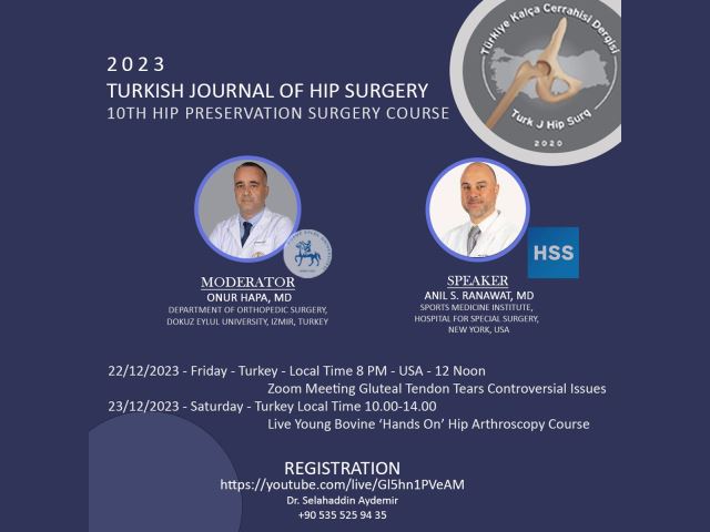2023  TURKISH JOURNAL OF HIP SURGERY