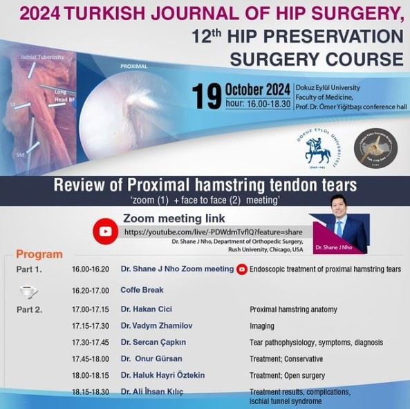 2024 TURKISH JOURNAL OF HIP SURGERY, 12TH HIP PRESERVATION SURGERY COURSE